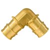 Apollo Expansion Pex 3/4 in. PEX-A Barb Brass 90-Degree Elbow Fitting EPXE3434